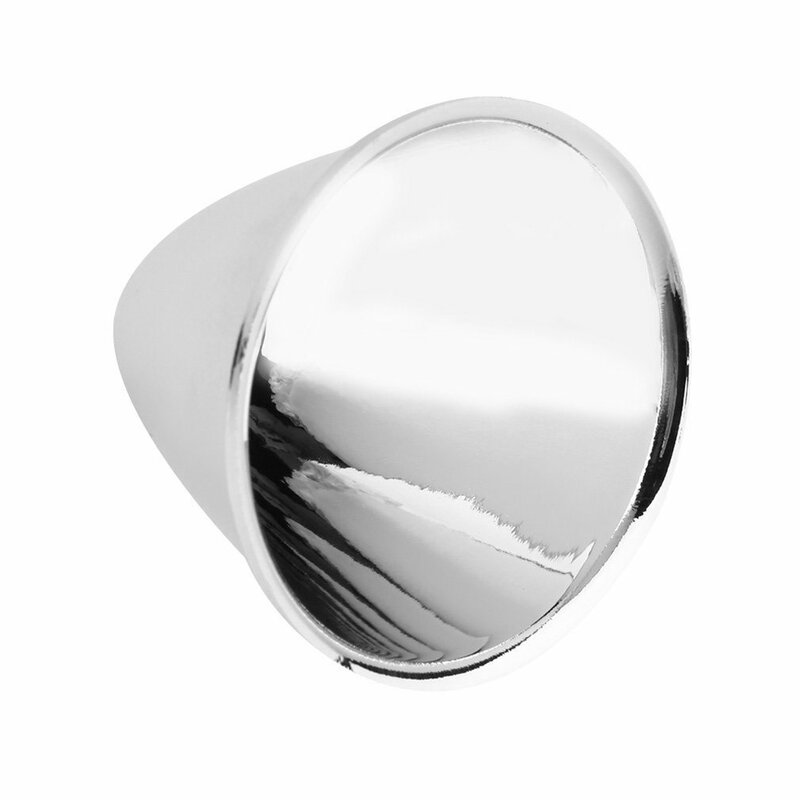 Taza reflectora de aluminio de repuesto para linterna C8 XM-L, 1 pieza, ligera, fácil de instalar, No necesita herramientas