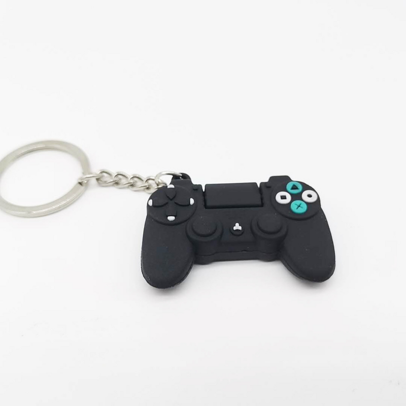 New Game Controller Keyring PS4 PS5 Model Cute Gamepad Key Chain Men Boy Bag Pendant Fan Gifts PVC Keychain