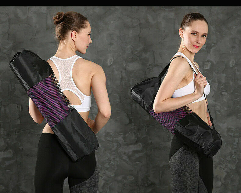 Esteira de yoga portátil de 65cm para academia, saco de carregar, fitness, oxford, de ombro, 1 peça