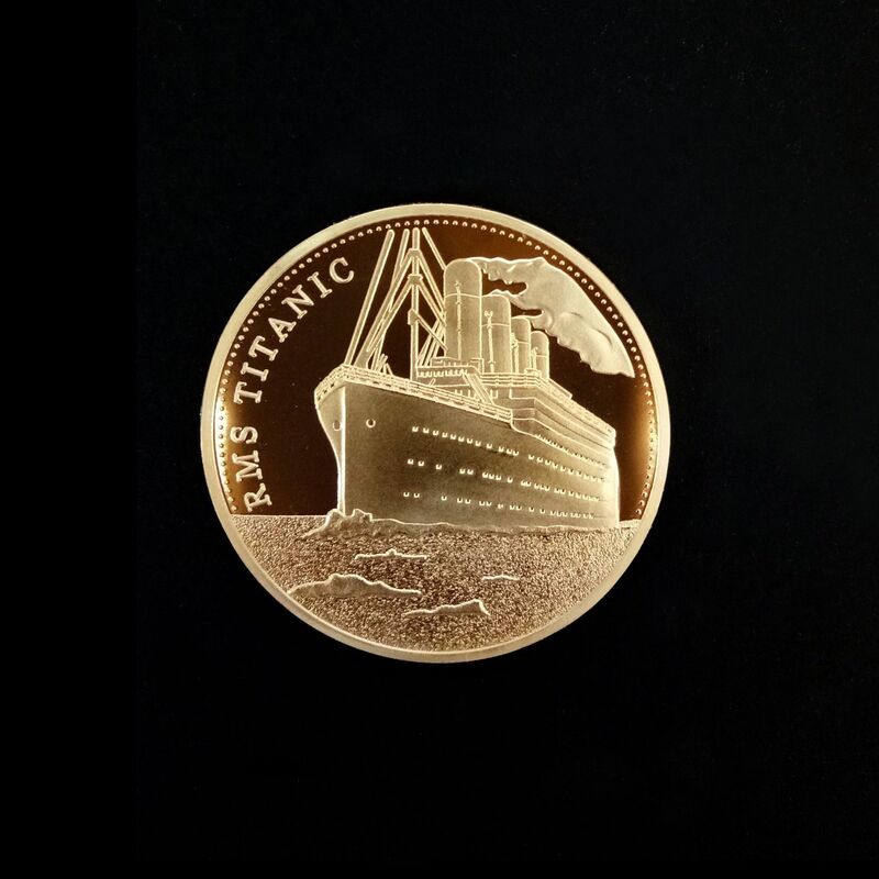 1912 Titanic Schip In Geheugen Van Rms Slachtoffers Schipbreuk Herdenkingsmunt Gouden Munten Challenge Coin Badge Collectie Woondecoratie