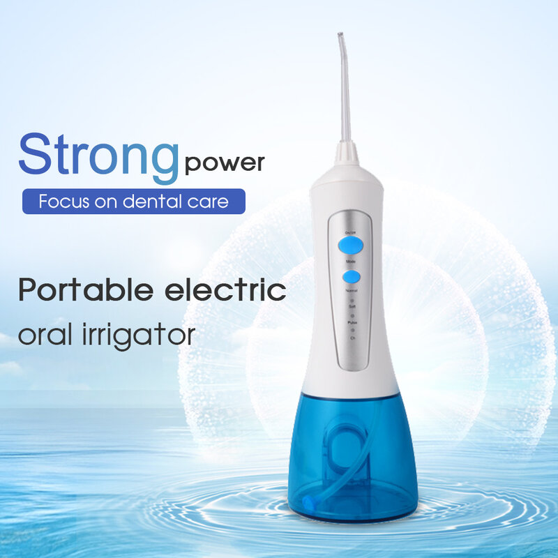 [Boi] 278ml usb recarregável água flosser jato dental waterpulse irrigador oral elétrico para implantes ortodontia dentes falsos