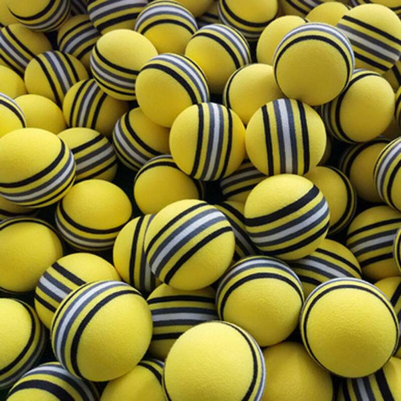 Balle de Golf EVA souple colorée, 10 pièces, accessoire d'entraînement sportif en salle, tendance 50%
