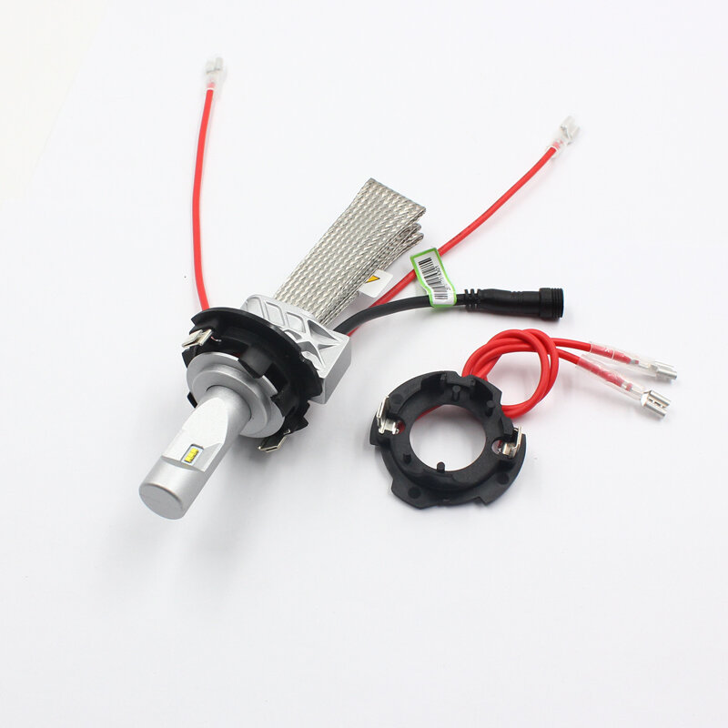 Fstuning 10-100 pces led adaptador soquete base da lâmpada para vw golf 5 velho jetta gti conduziu suportes de lâmpada h7 para farol led