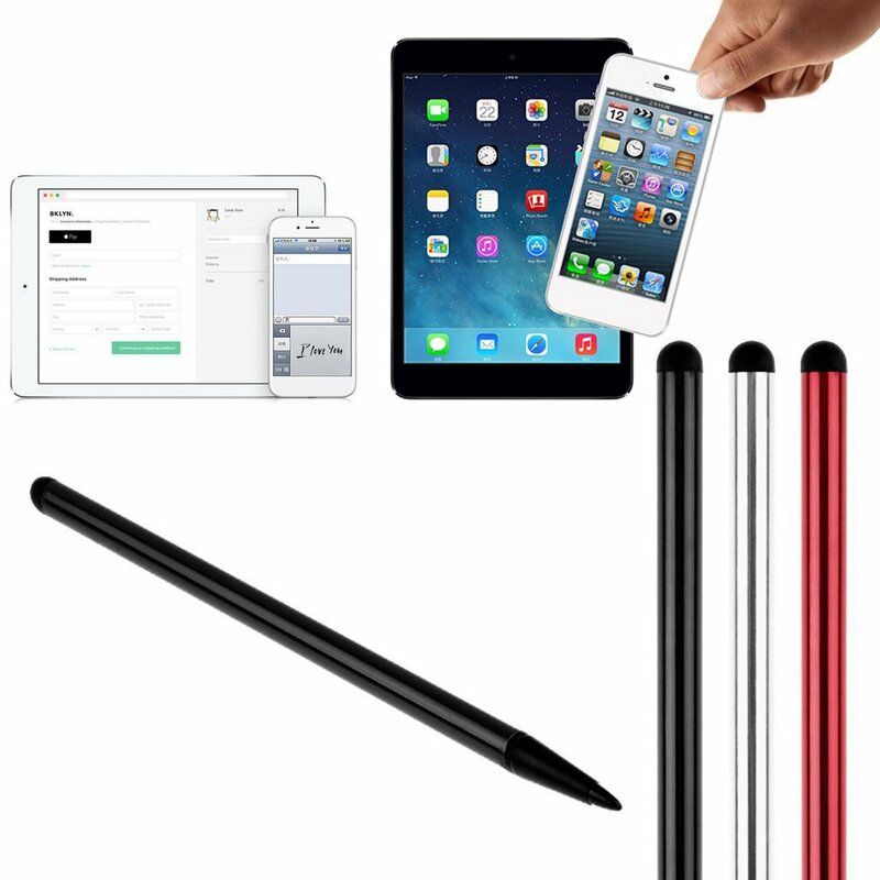 3pcs Mobile Phone Strong Compatibility Touch Screen Stylus Ballpoint Metal Handwriting Pen Suitable For Xiaomi Tablet For iphone
