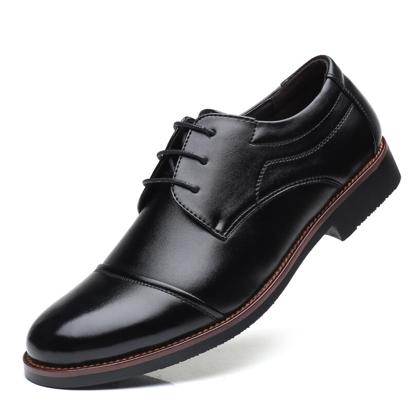 High Quality Big Size Casual Shoes Men Fashion Classic Business Men Casual Shoes Hot Sale Breathable Casual Men Shoes Black