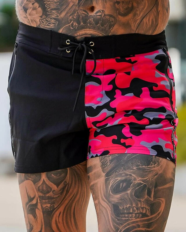 Pantalones cortos de verano para hombre, Shorts holgados con estampado 3D, informales, cómodos, para correr, Playa y vacaciones, 2021