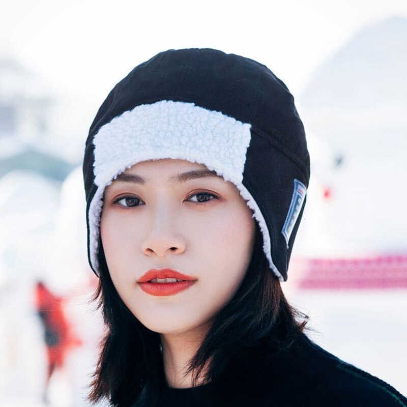 Inverno unisex quente bombardeiro chapéus proteção de ouvido rosto à prova de vento masculino feminino orelha aleta quente esqui ciclismo boné