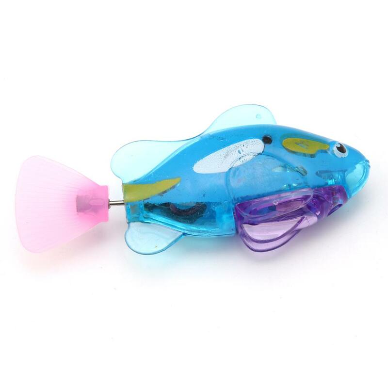 Poisson nageur électronique à piles, jouet pour enfants, Robot poisson nageur, décoration d'aquarium