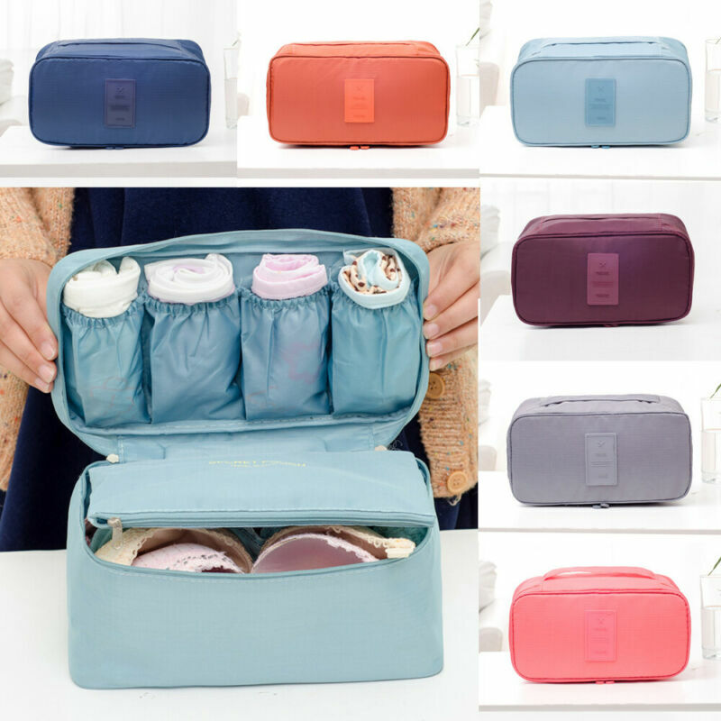 Viagem portátil sutiã lingerie meias underwear bolsa organizador saco de armazenamento caso para viagem