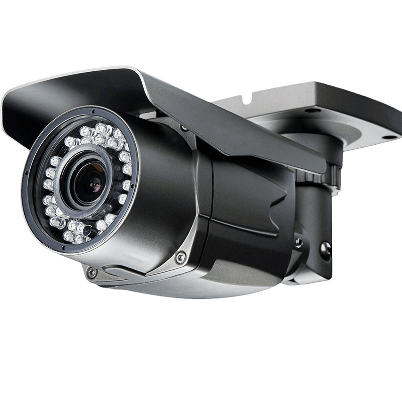 Kamera IP 4K Ultra HD 8MP Zoom 4x Lensa Varifokal Luar Ruangan H.265 Onvif Peluru Logam CCTV 4MP POE Kamera Keamanan