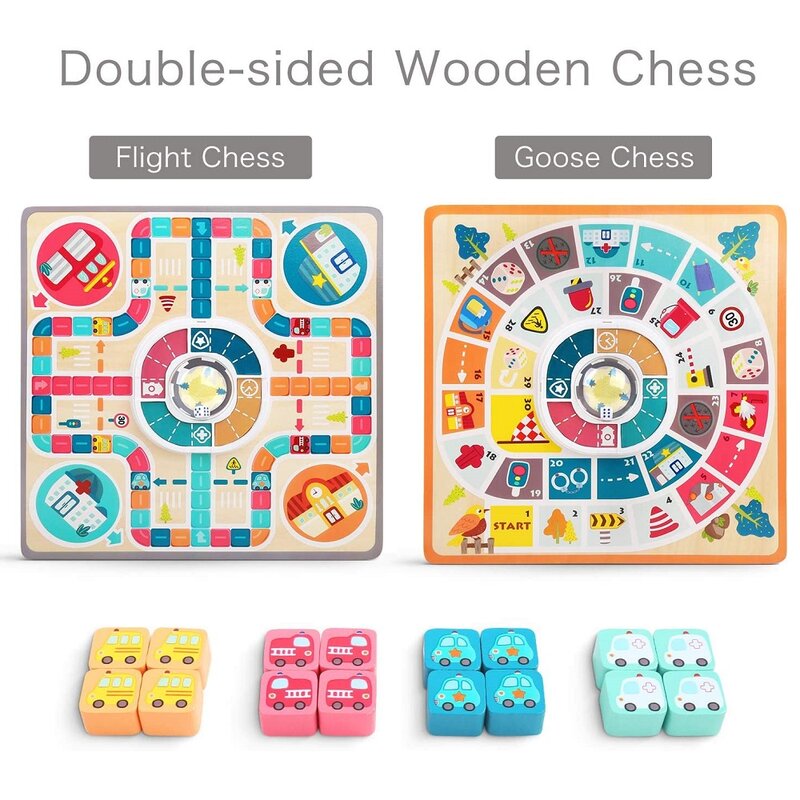 Kids Toys Flying chess 4 6 years old parent child interactive game chess board children's board game toys puzzle jump checkers