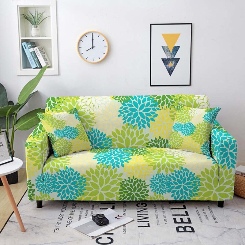 Dahlia sofá slipcover elástico capa do sofá para sala de estar secional canto sofá capa trecho sofá protetor 1-4 assento