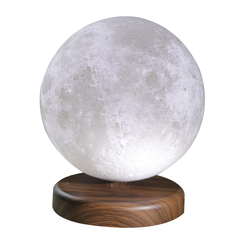 СВЕТОДИОДНЫЙ ночник в виде Луны Maglev, магнитная лампа с вращением и 3D принтом, 16 цветов, домашний декор, креативный светильник для детской спа...