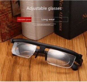 Occhiali da vista regolabili TR90 Focus-3 a + 6 diottrie occhiali miopia occhiali da lettura occhiali da lettura regolabili con lunghezza focale