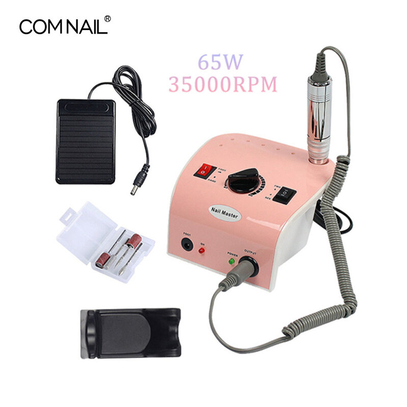 65W 35000RPM Nail Drill Machine for Manicure Mill Cutter Polishing Nails Surface 3 Colors Available Electric Nail Art Equipment