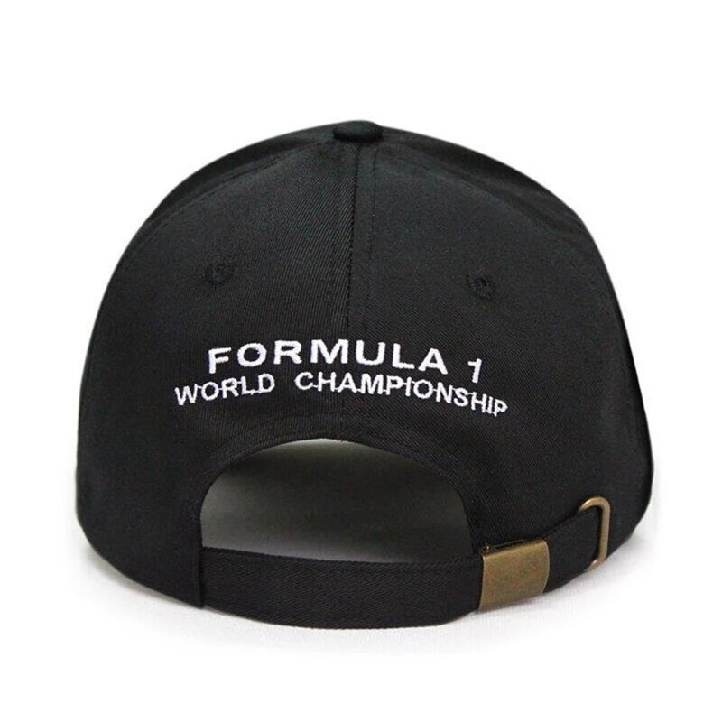 กีฬากลางแจ้ง F1 Racing หมวกเบสบอลชายแฟชั่นพิมพ์เย็บปักถักร้อยเบสบอลหมวกยาว Visor Brim Shade Snapback Sun หมวก