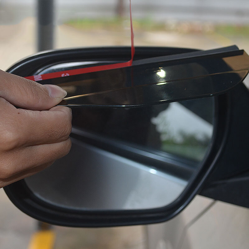 2 szt uniwersalny elastyczny lusterko wsteczne z daszkiem przeciwdeszczowym osłony przeciwdeszczowe samochodu tylne lustro brwi deszcz pokrywa samochodu Acc