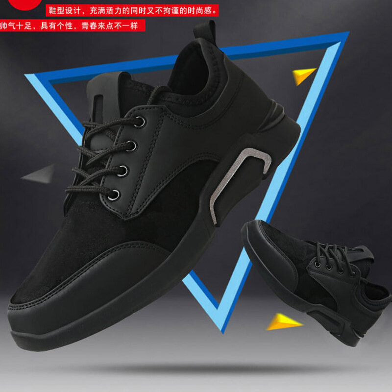 Кроссовки мужские/женские спортивные, повседневная обувь для бега/активного отдыха, Молодежные дорожные туфли, черные, весна 2021