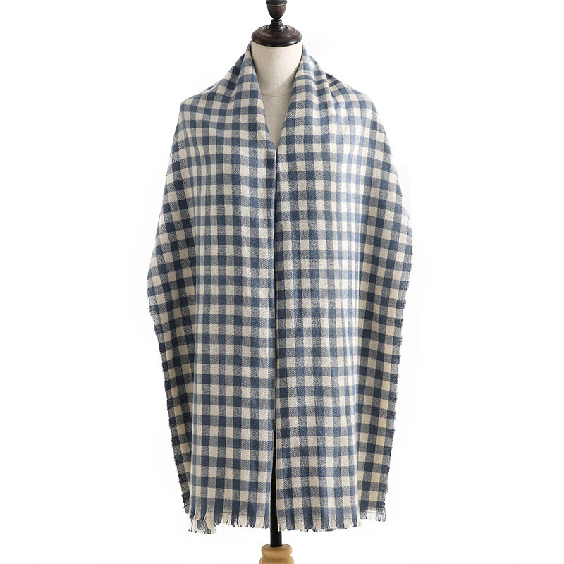 New women's cashmere scarf warm shawl in autumn and winter high-grade cotton Bib length 70 * 180CM