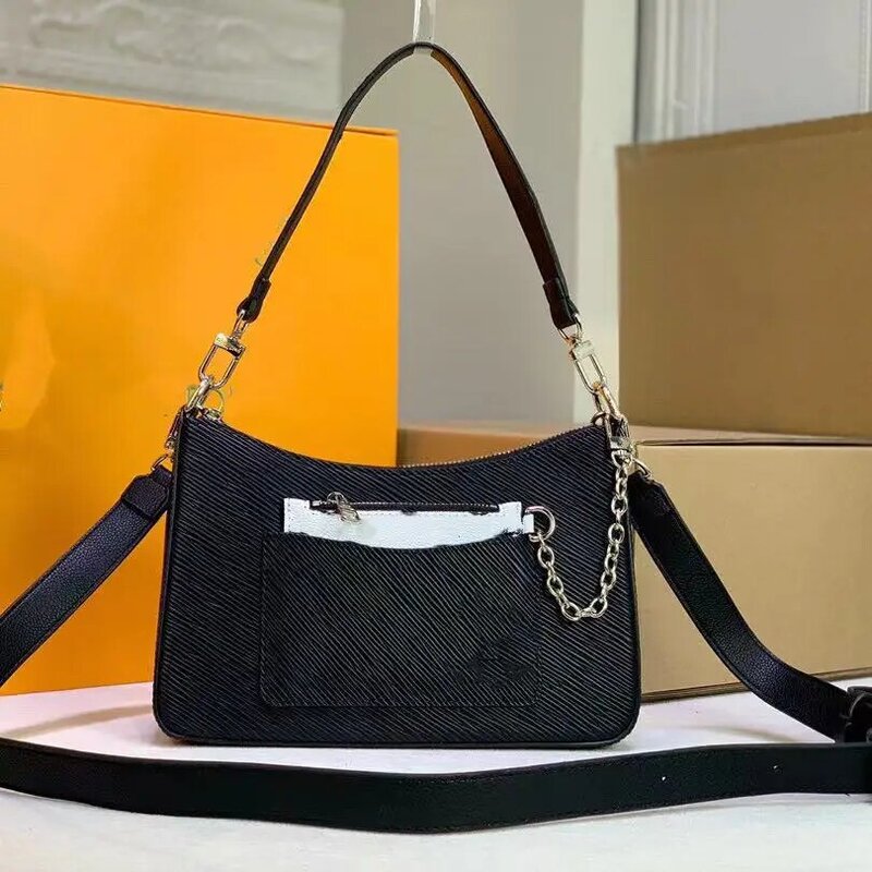 2021 Fashion new luxury women's bag, perfectly textured leather, hand-held, elbow-slung, cross-body bag.