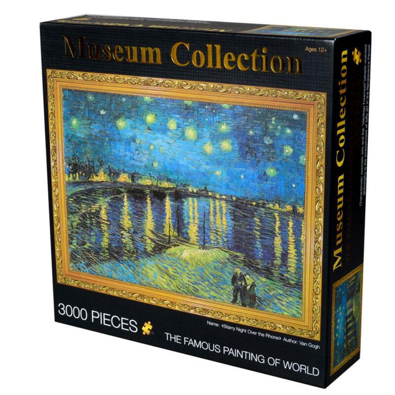 RCtown 3000pcs Large Starry Sky Van Gogh Puzzle Early Education Toy Gift for Adult Kids