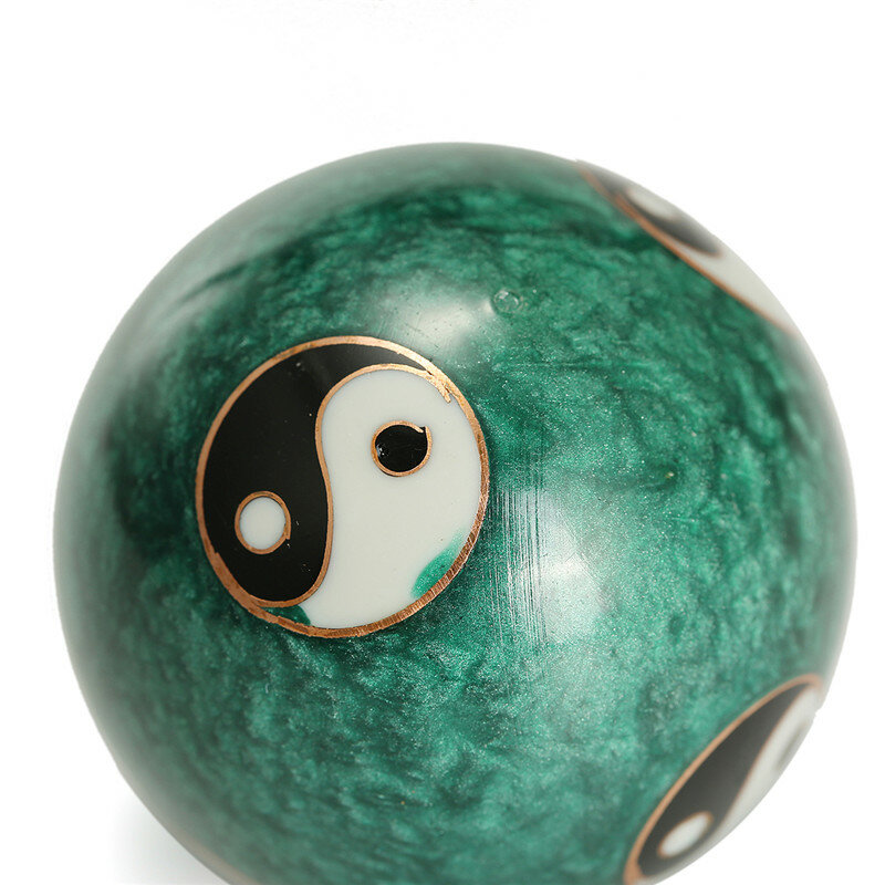 Taichi Китайский Натуральный нефритовый баодинг мяч для детского запястья, твердый фитнес-мяч для упражнений, расслабляющая терапия, массаж