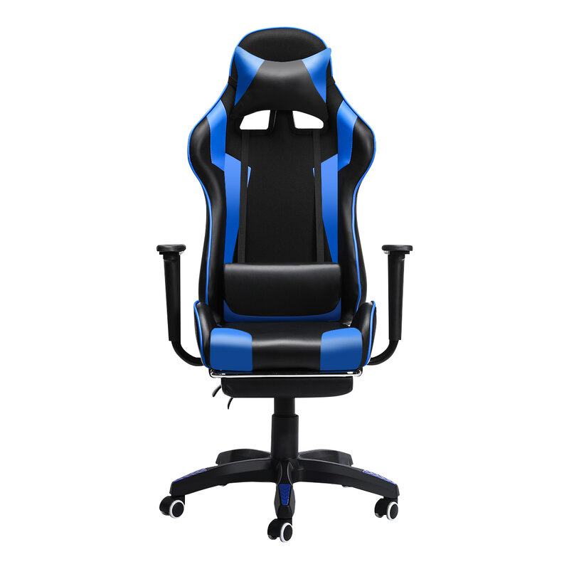 Компьютерное игровое кресло WCG, офисное кресло, Гоночное кресло с откидной спинкой, вращающееся кожаное компьютерное кресло, игровое кресло...