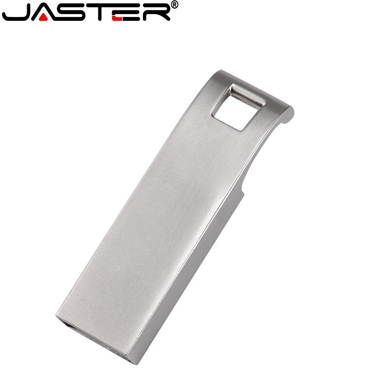 Jaster usb 2.0金属64ギガバイト32ギガバイトのusbフラッシュドライブ16ギガバイト4ギガバイトペンドライブusbスティック金属100% 実容量 (以上10個無料のロゴ)