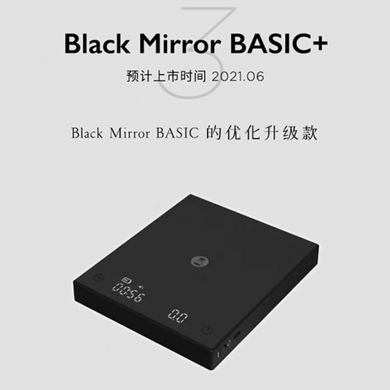 TIMEMORE Store Black Mirror Basic+ New Upgrand Coffee Kitchen Scale B22  With Time  USB Light Weight Mini Digital Scale