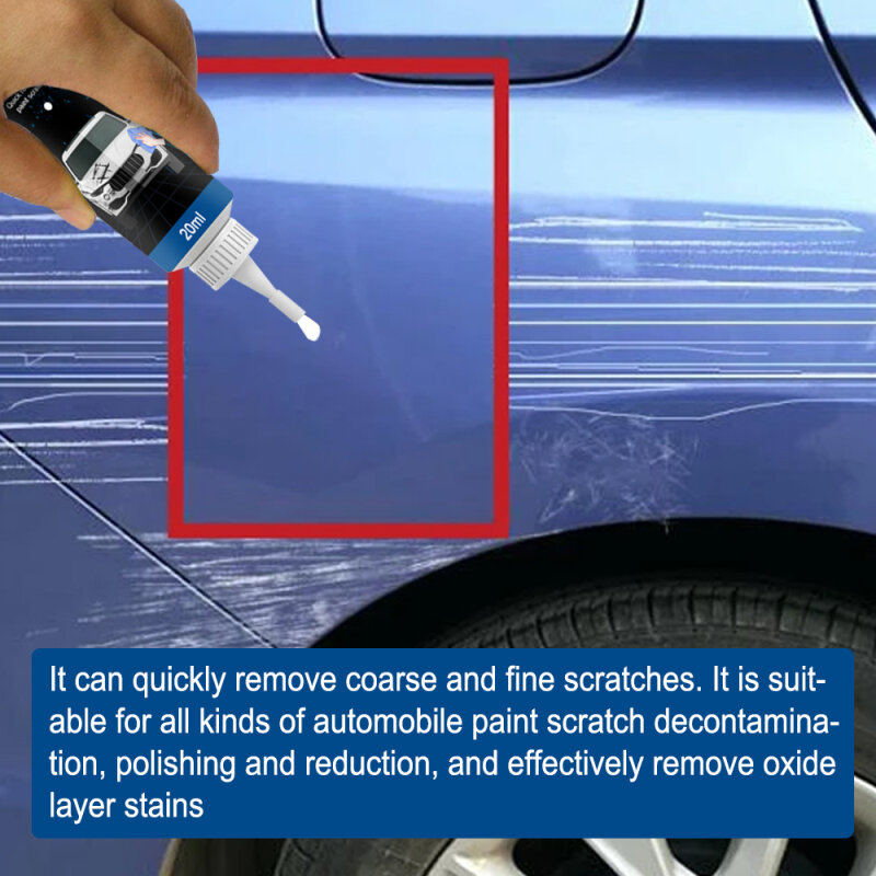 20ml/50ml pintura de automóviles agente de mantenimiento del automóvil reparador para arañazos agente pintura reparador para arañazos pulir cera herramienta de mantenimiento