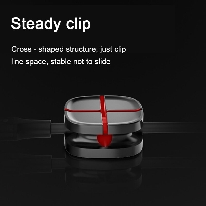 สายซิลิโคนสาย USB Winder Tidy Desktop คลิปการจัดการสายสำหรับแผ่นหูฟัง