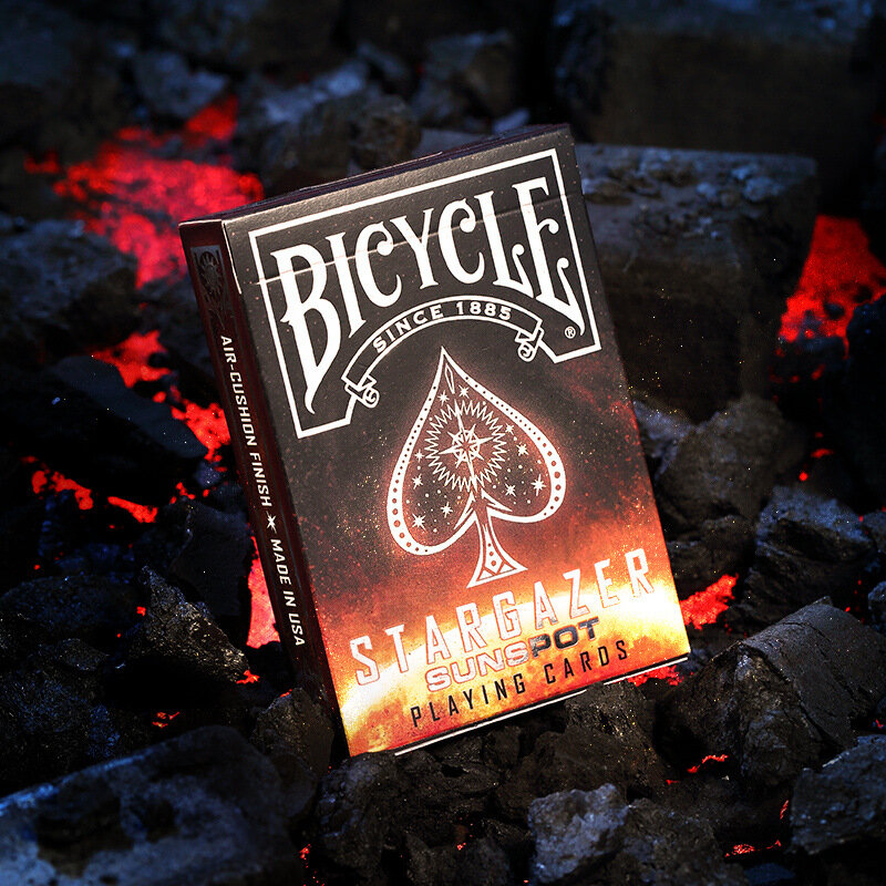 Cartas de juego solares de bicicleta STARLIGHT, cartas traseras de jinete Regular, accesorios de magia, versión de cubierta, 1 Uds.