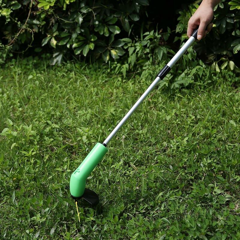 Przenośna przycinarka do trawy Cordless Lawn Weed Cutter Edger z Zip krawaty kosiarka do trawy trawa kosa do zarośli ogrodnictwo koszenie zestawy narzędzi