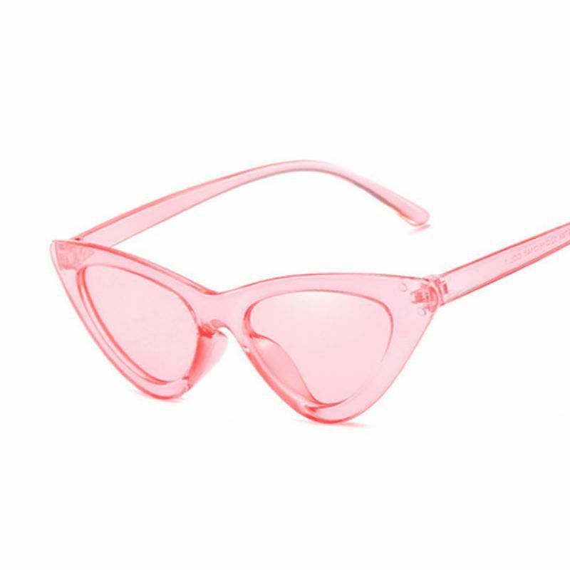 Vintage Fashion Eye Sunglasses Retro Cat Sunglasses Eyewear  Women Triangular Sun Glasses Oculos De Sol UV400
