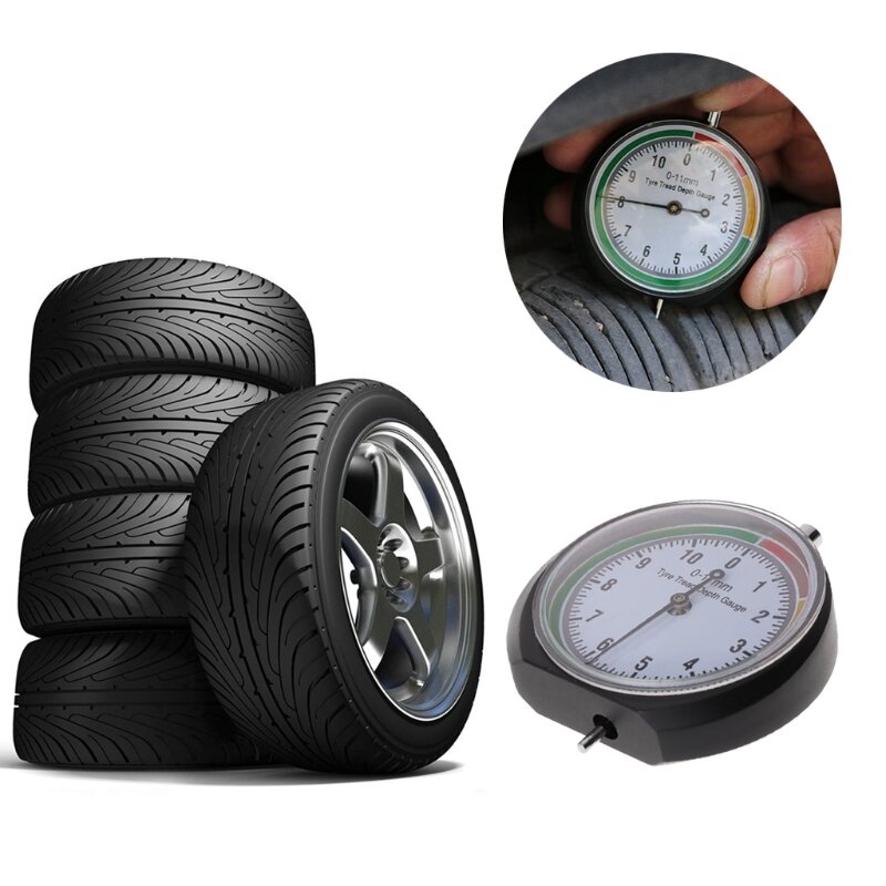 Medidor de profundidad del dibujo del neumático del coche, dispositivo de medición del neumático de camiones, neumático de camioneta, Monitor de puntero