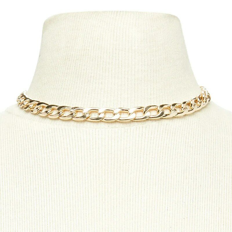 Fashion Link Choker łańcuszek naszyjnik dla kobiet naszyjnik charms Collares biżuteria XL066
