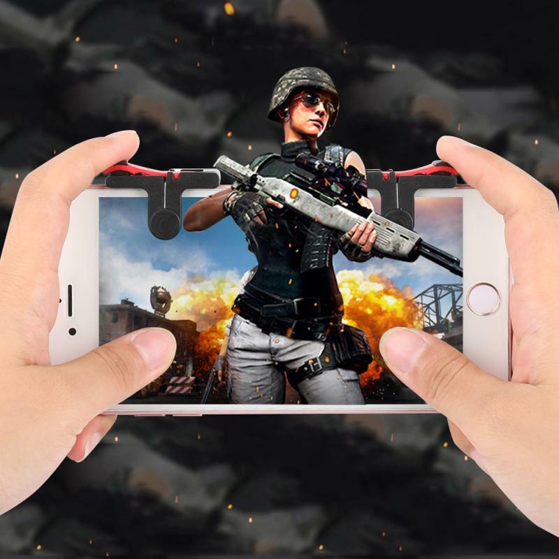 Telefon Gamepad Trigger Feuer Taste Ziel Schlüssel L1R1 Shooter Controller PUBG FUT1 Gamepad Joystick Für IPhone Android Spiel Zubehör