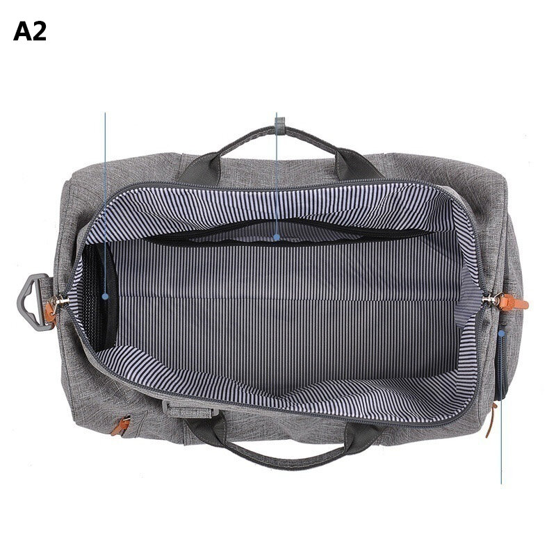 Large Capacity Travel Duffles Luggage Backpack for Sports Fitness Laptop Storage With Shoes Pocket Weekend Hand Bag