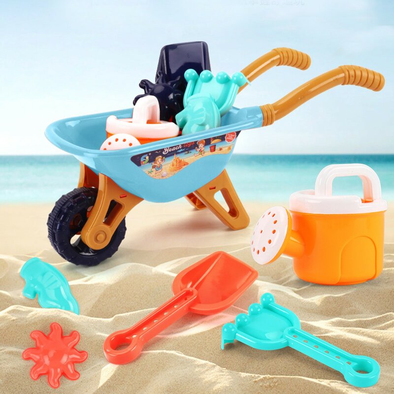 Jogo de praia areia jogo de água carrinho de jogo de praia brinquedo de areia jogo de areia brinquedo de verão ao ar livre para meninos e meninas