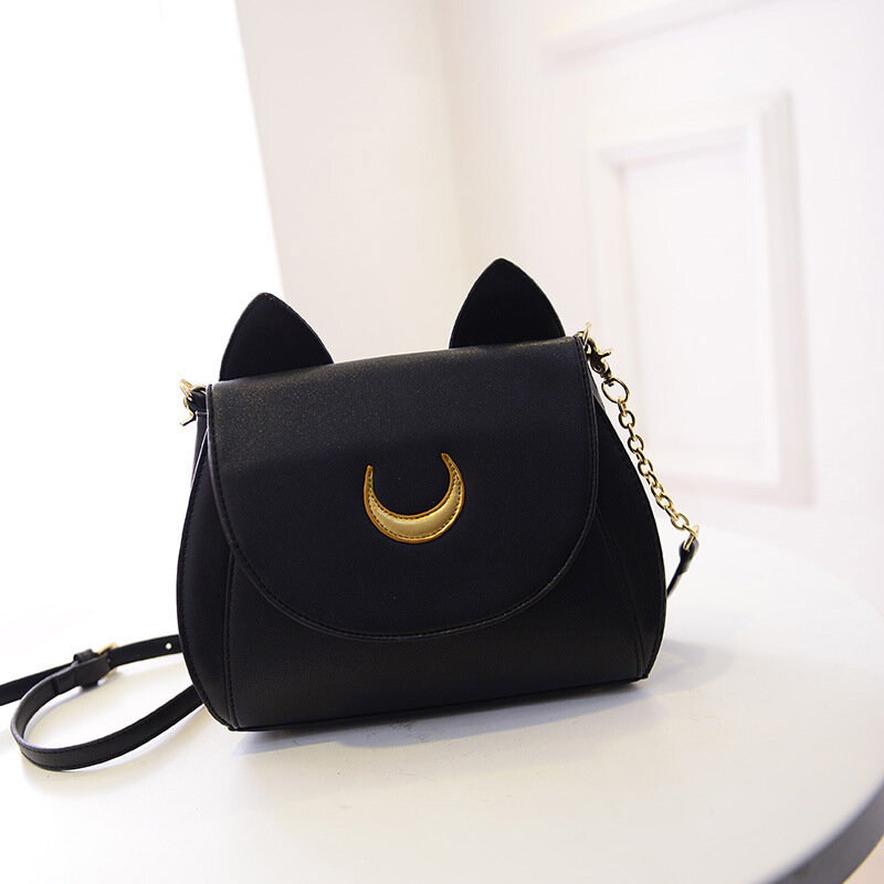 Anime Sailor Moon Shoulder Bags Cosplay prop Luna Fashion Summer Side Bags for Ladies