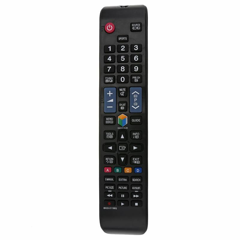 Télécommande universelle de remplacement TV télécommande pour UE55JU6465UXX EUE40JU6465UXXE pour Samsung BN59-01198Q