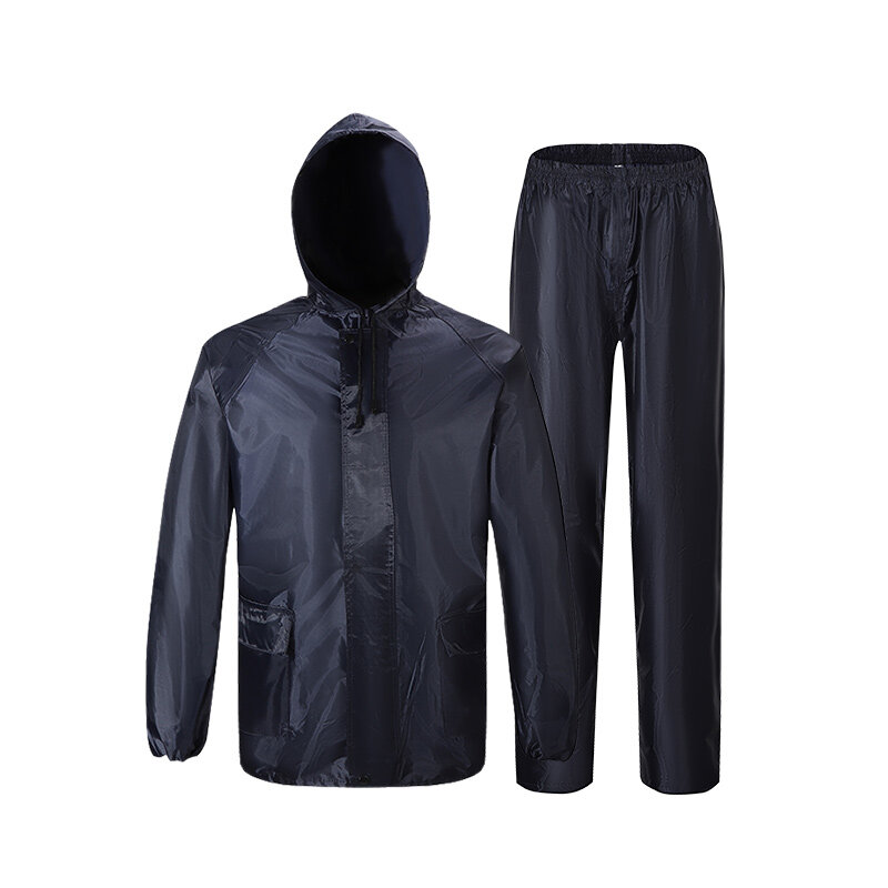 QIAN – manteau de pluie pour hommes et femmes, à capuche, pour cyclisme, plein air, moto, pêche, Camping