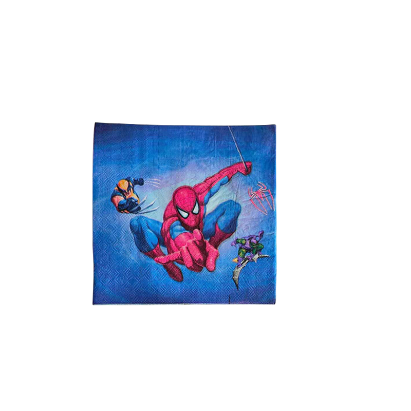 Vaisselle jetable thème Spiderman Disney, ensemble de fête d'anniversaire pour enfants, gobelets, assiettes, serviettes, fournitures de décoration pour fête prénatale