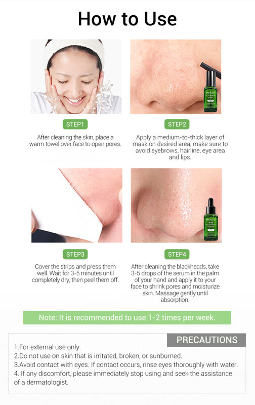 1PC BREYLEE Acne Treatment Serum Natural Facial Essence Acne Scar Removal Face Skin Care Whitening Efficient Repairing Pore