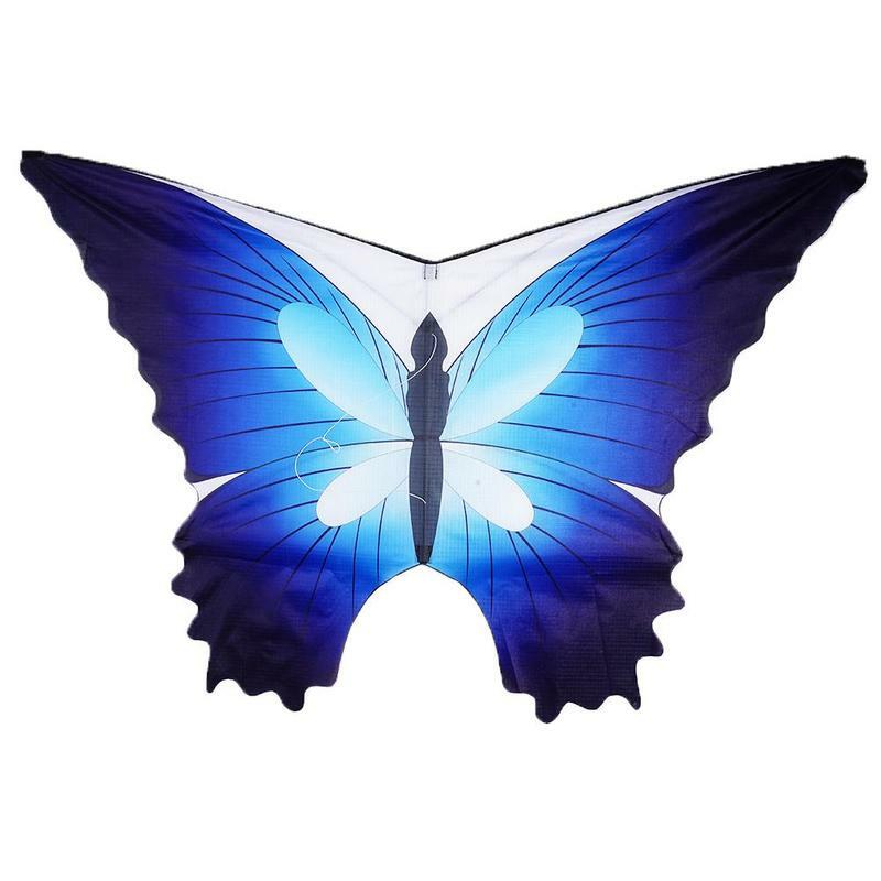 Coloré Bleu Papillon Cerf-Volant Ensemble Avec 30m Ligne Enfants Jouet Enfants Jouet Amusant Enfants Jouet Sports de Plein Air Cadeaux Éducatifs jeu V1L1