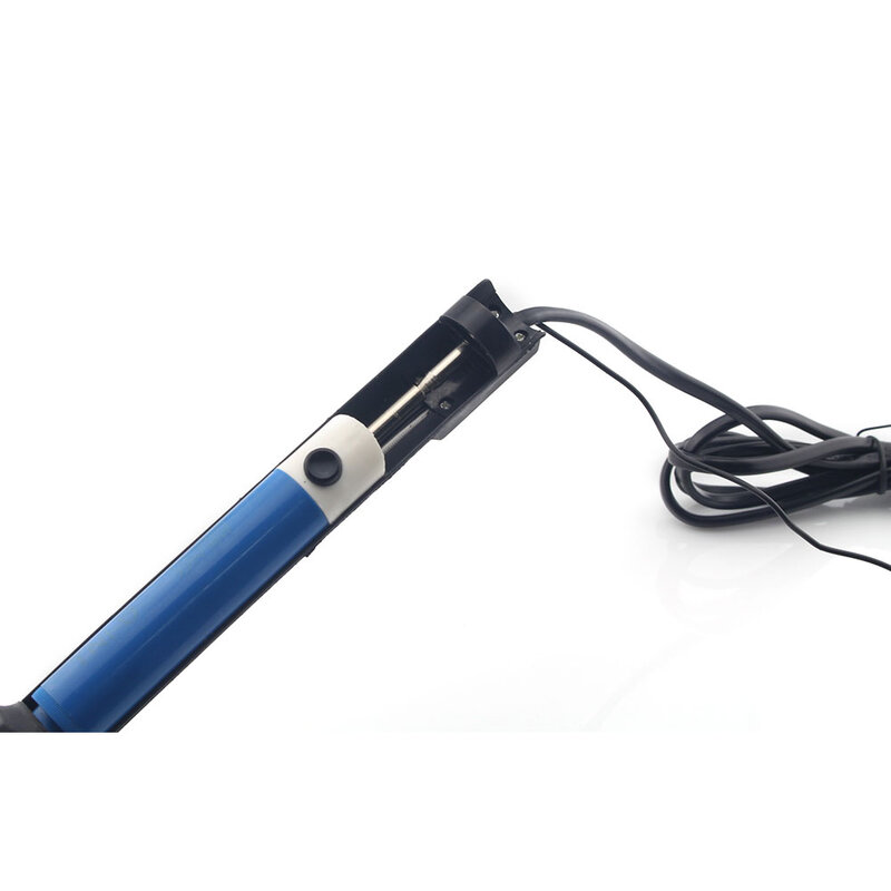 Handheld Elektrische Tin Zuig Sucker Pen Desoldeerpomp Soldeerbout Met Nozzle Cleaner En Vervangbare Nozzle Eu Plug