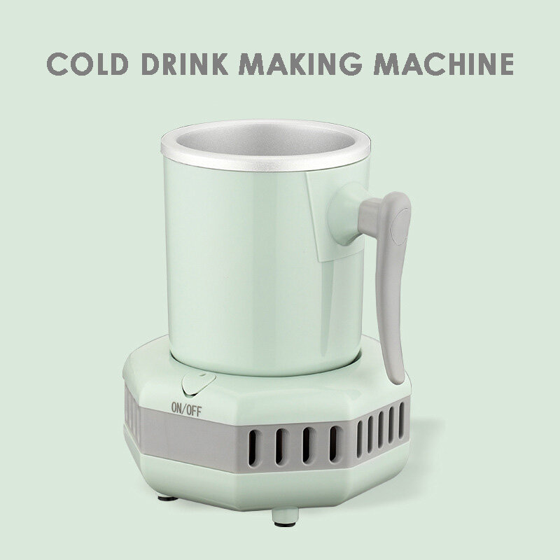 ไฟฟ้า Cooler เครื่องทำความเย็นถ้วยสำหรับรถบ้านสำนักงานแบบพกพาเครื่องดื่มเบียร์โคล่ากาแฟน้ำผ...