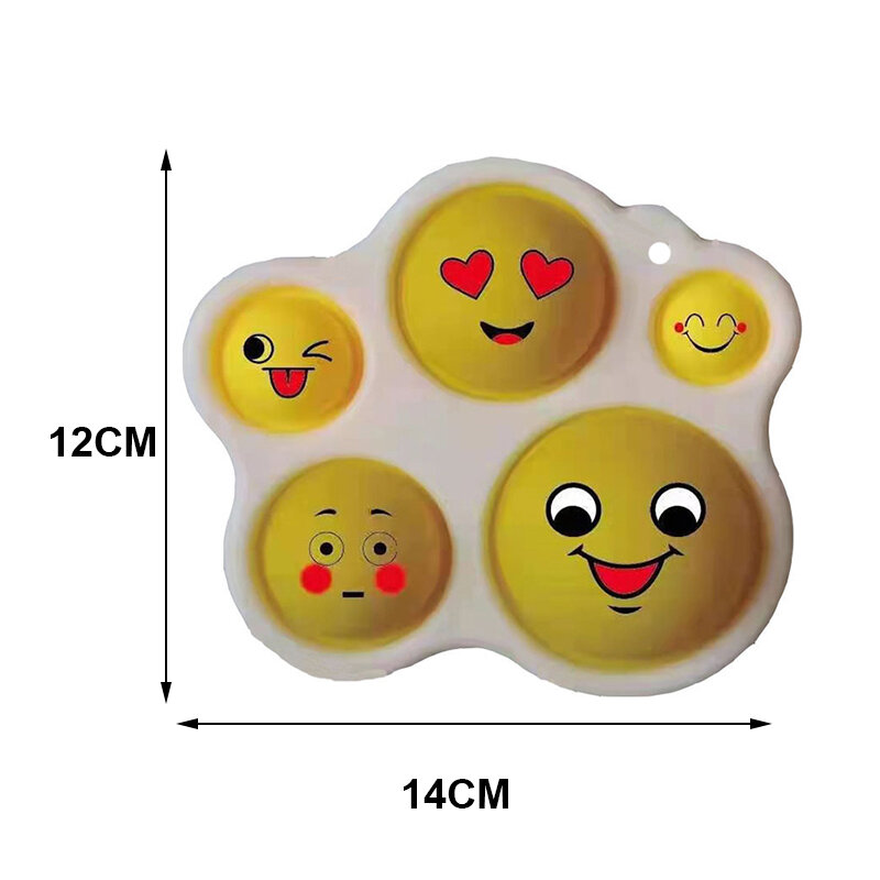Push Bubble Strawberry Rainbow Color Fidget Toys Autism Special Needs Squeeze Sensory Anti-stress Relief Toy Adult Kids Toys