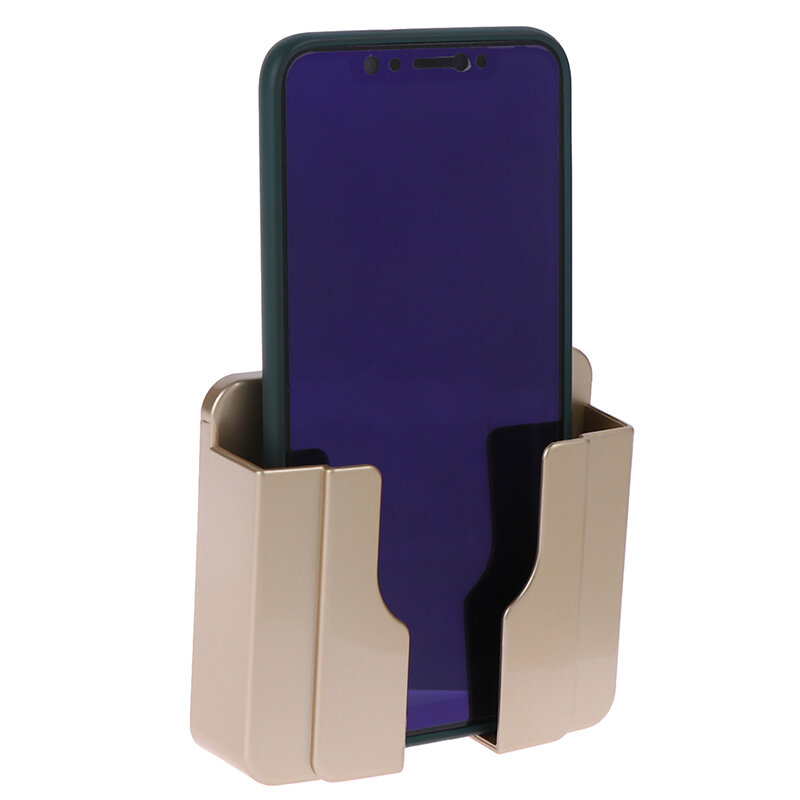Suporte universal de parede para celular, suporte adesivo multifuncional para carregar celular casa estante de hotel