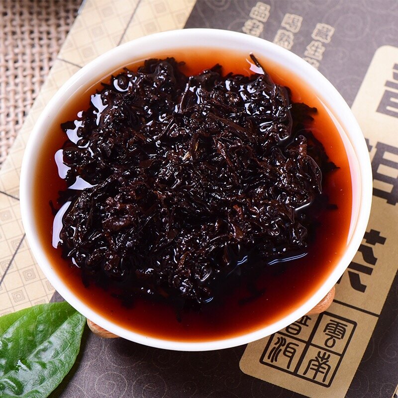 2008 anni 357g di tè pu-erh 5A cina Yunnan più antico tè Pu'er maturo chiaro disintossicazione del fuoco bellezza per tè a peso perso